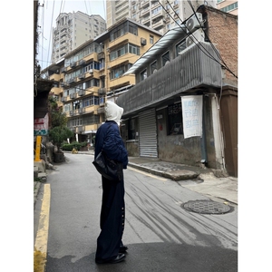 水墨拼接撞色bomber飞行夹ma1防水棉服 807-3-JKM108-p118图片