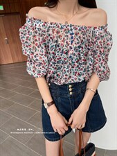 现货可盐可甜的小花上衣，其它，蜜思印·金