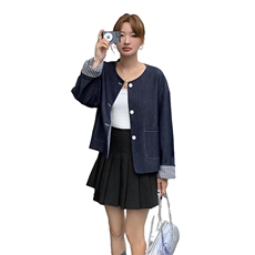 现货两面穿短外套宽松休闲气质2C206-L15-P135-K188，女装短外套，2C206