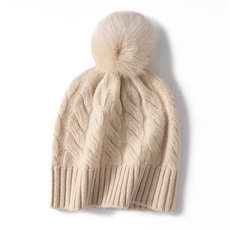 2025三针大绞花帽子，帽子，艾森羊绒