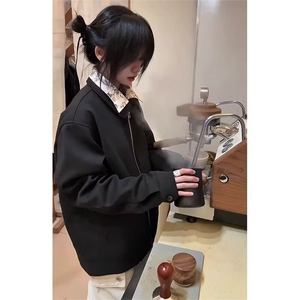 美式复古花领假两件外套男秋季设计cleanfit翻领夹克WLAK144-P75图片