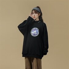 【】A003-HW3122-P50新款掩泣北极熊印花圆领卫衣蒙马特1，男装卫衣，电商A003