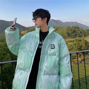 MY265-特93控148港风星空情侣装男装棉衣宽松棉服冬装加厚外套图片