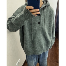 现货高品质原版质量得物抖音带帽连帽毛衣M970-特P60，男装针织衫/毛衣，星座1212