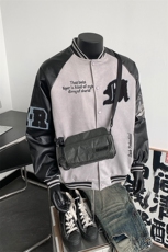 撞色拼接夹克男秋冬美式宽松休闲棒球服外套XZ514-2-24233-P128，男装夹克，星座514-2(原B239)