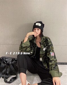 迷彩牛仔外套,其它,菲儿