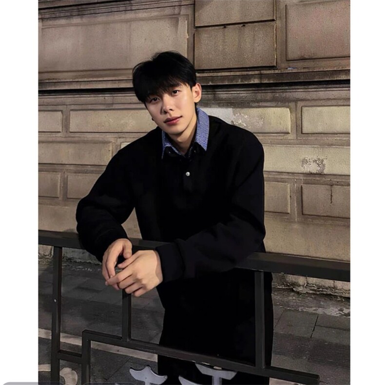 网图春秋半拉链休闲卫衣男时尚百搭宽松潮流立领B11-P42,男装卫衣,星座910-1