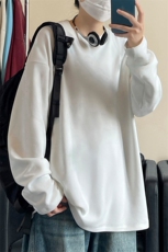 德绒打底衫圆领保暖内搭情侣长袖T恤卫衣男TC1202-P16【特价】，男装T恤，电商A007