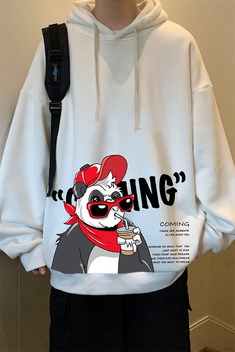 纯棉连帽卫衣男大码运动帽衫宽松薄WY2218-P35加绒款-P40,男装卫衣,电商A040