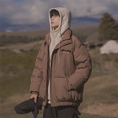 港风山系23冬季宽松字母印花潮流棉服外套MY6470P115控158，男装棉衣，电商A268A