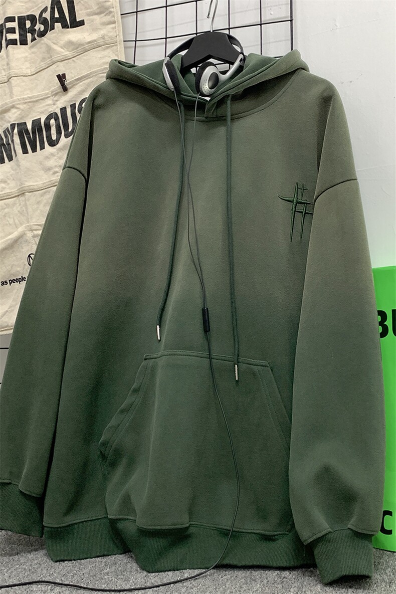 现货主推渐变色卫衣男港风宽松连帽刺绣外套416B-WY718-P65限88,女装短外套,星座416B-1