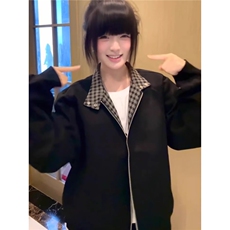 简约美式复古拼接哈灵顿夹克外套潮流流行新款气质WT914-P62，男装夹克，星座208-5