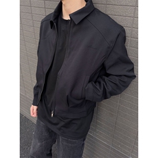 高质量春旗季垫肩刺绣外套灰色黑色翻领JK938，男装夹克，星座1116A（原606A-3）