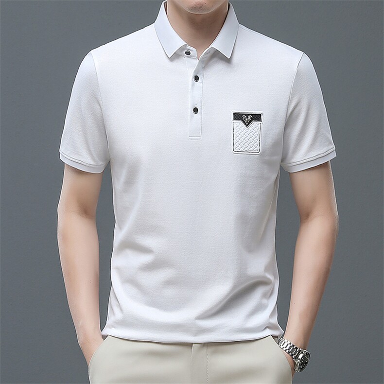 POLO衫男士短袖t恤翻领夏季新款潮牌休闲商务男装上衣ZL88010-P62,男装Polo衫,星座1105-3