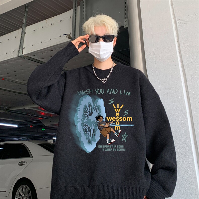 高质量！秋冬季半高领毛衣男加绒加厚线衣男针织衫男MY242-特p38,男装针织衫/毛衣,电商B367