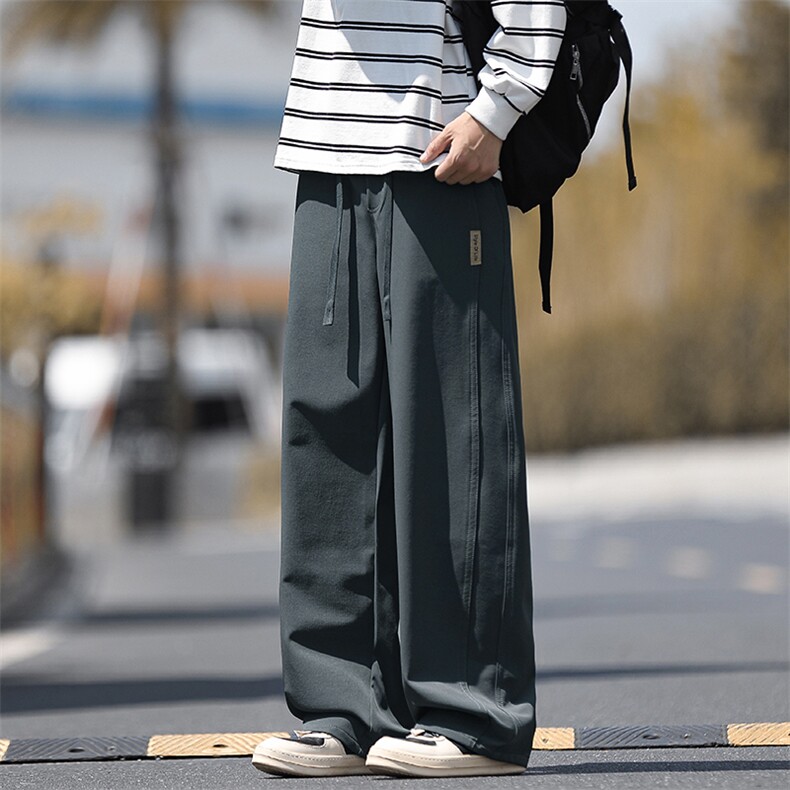 2025休闲男裤秋冬新款复合加厚款直筒宽松百搭松1667-2-特P44，男装休闲裤，星座1006-1