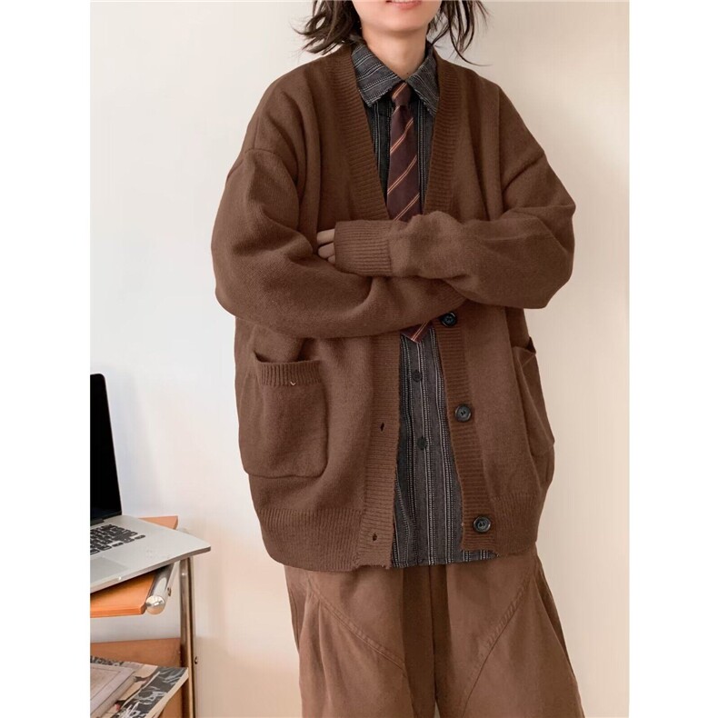 2024秋冬新款宽松美式复古学院风日系休闲针织衫M0140P48,男装针织衫/毛衣,星座1116-2