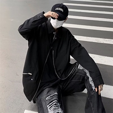 山系户外秋季新款廓形M65夹克日系复古冲锋衣服外套男女YT82，男装夹克，星座1116A-1（原606A）