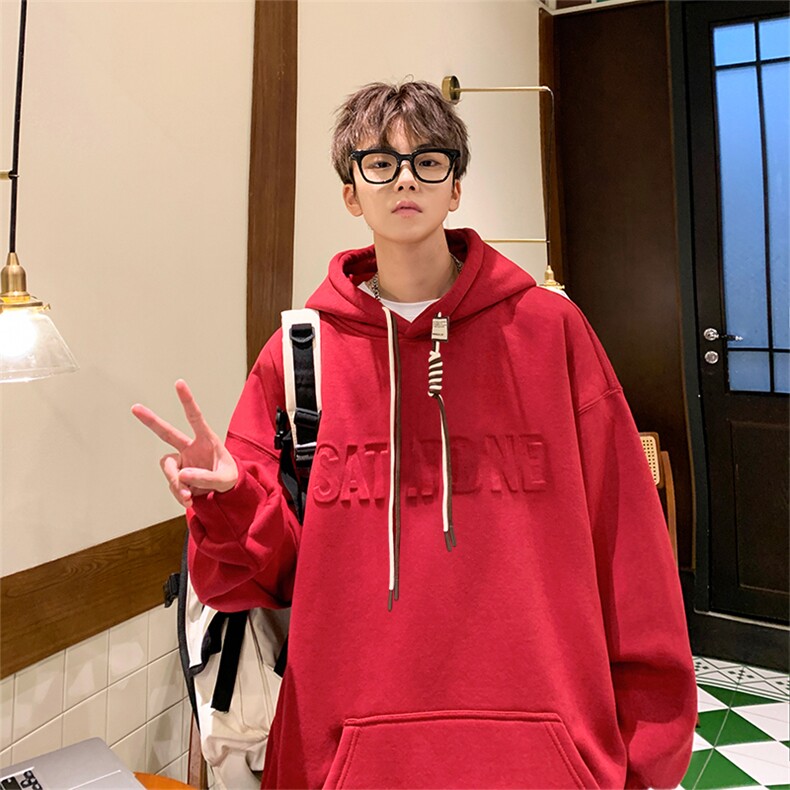 ！24秋新款重磅品质凹凸钢印字母连帽卫衣QW5177-P55控78,男装卫衣,星座508（原C305）