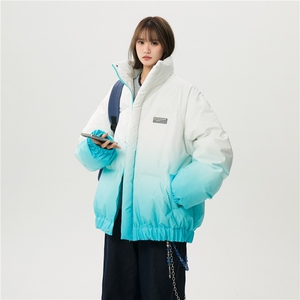 XZ-230-1MY702中性风简约轻奢百搭扎染渐变休闲面包服P118控158图片