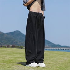 直筒长裤潮时尚潮牌青春流行百搭运动裤宽松型休闲裤夏季，男装休闲裤，星座716-2