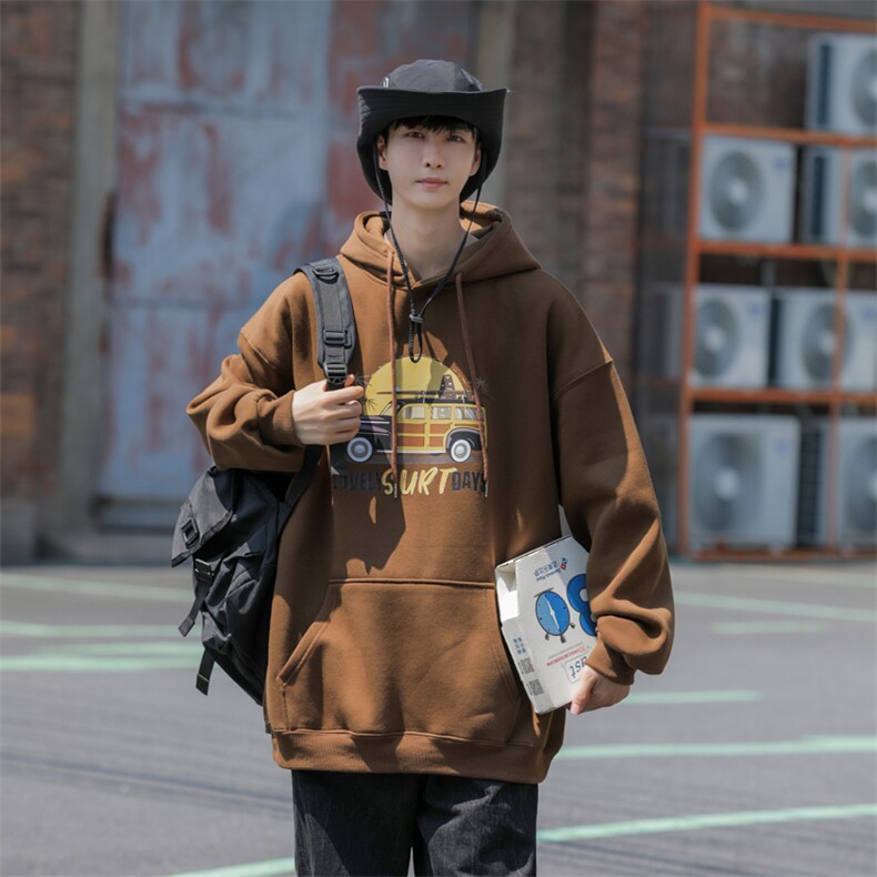 宽松大码港风百搭潮流青少年卫衣A338-1 W02 P55图片