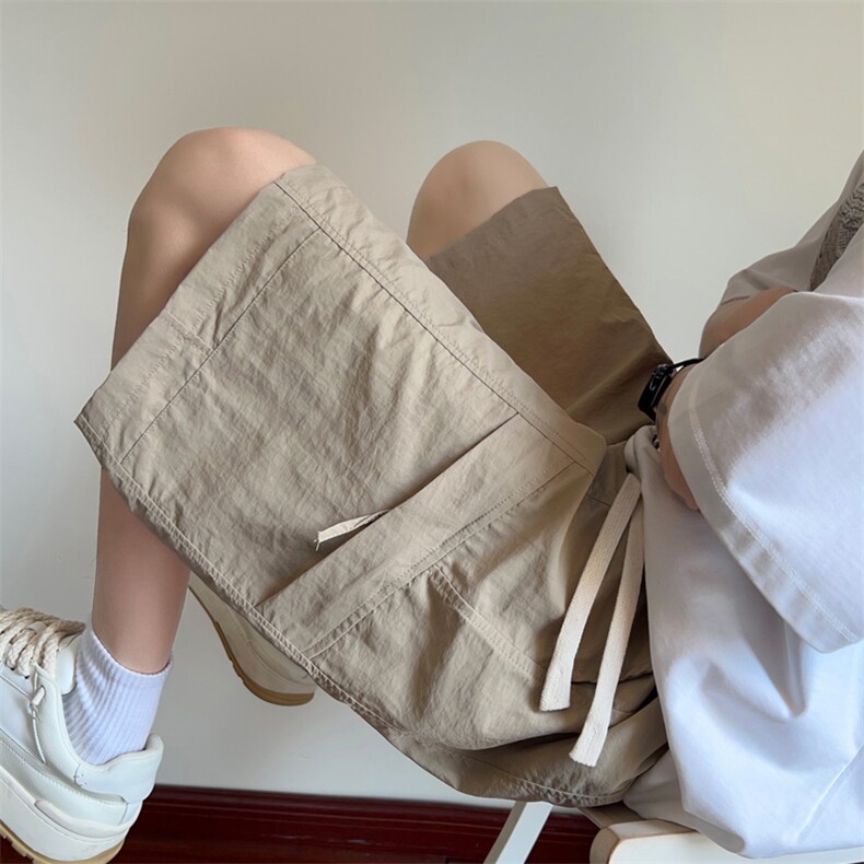 ！2025夏季新款男士冰丝短裤工装速干五分裤DK701特P28控49图片