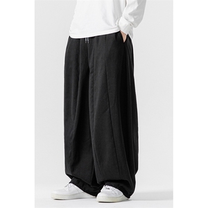 秋冬新款 大码日系工装休闲裤宽松垂感阔腿裤风潮 K269/P65图片