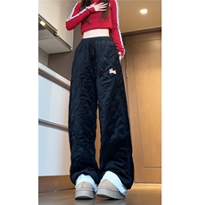 女模现货棉裤冬季保暖加棉腊肠狗休闲裤S228-特P53控98，男装棉衣，电商A337
