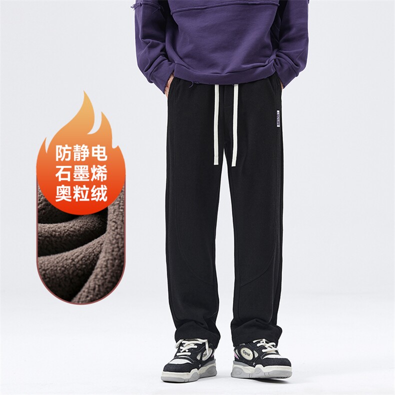 A178-1DY589AP90奥粒绒秋冬季美式休闲针织卫裤,男装休闲裤,电商A178-1