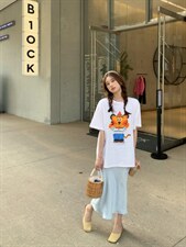 夏季新款老虎印花短袖，其它，F/TU