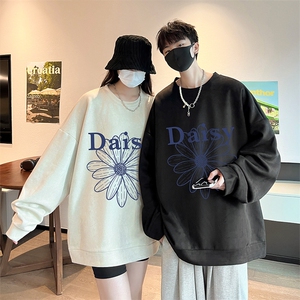 麂皮绒卫衣男大码重磅长袖t恤男 JW81459-P35 加绒款P45图片