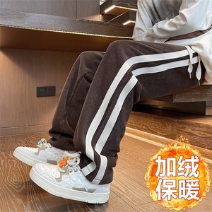 023秋冬男士加绒加厚灯芯绒宽松长裤K1678-P68图片