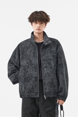 美式高阶秋冬PU棒球服夹克痞帅百搭情侣外套J562506TP70，男装夹克，电商A247