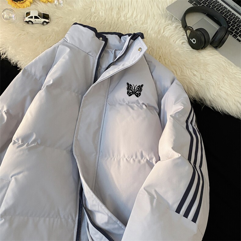 量大优可提供视频冬棉衣立领条纹HD019-1-MF5113-P75,男装棉衣,电商019-1