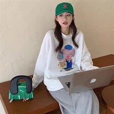 韩版小象卫衣，女装卫衣/绒衫，玩美