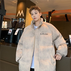 特p100控158冬装美式立领机车皮棉服PU情侣棉衣面包服外套男MY248，男装棉衣，电商B370