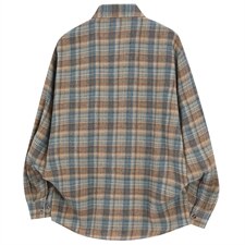 春季新款（跨境电商）格子男女情侣款潮流宽松格纹衬衣，男装衬衫，星座1107-1