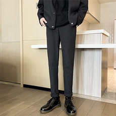 秋冬男士休闲裤轻熟风韩版西裤修身微弹男裤1412-2/9986/P48/控78，男装西裤，星座1412-2
