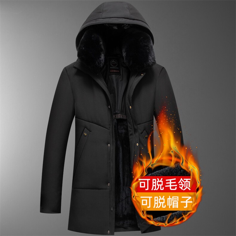 2020冬季中老年新款棉袄8827/P140老人可脱帽子可脱毛领棉服男，男装棉衣，星座1216（原钱塘722）