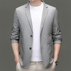 CR25123天丝莱赛尔休闲单西西装外套，男装西服，钱塘207-1