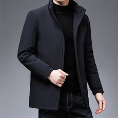 冬中年男脱卸内胆羽绒服中年爸爸冬装拆卸帽外套SFT91498-P325，男装羽绒服，电商B212（原钱塘6029）