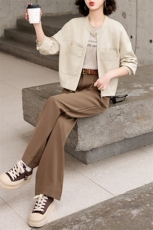 皮衣外套女装短款2024秋季新款立领时尚休闲机车风皮夹克上衣，女装皮衣，跑量工厂店