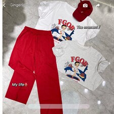 印花T，其它，mo mo kiss u