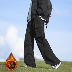 工装裤男士新款伞兵裤子美式潮牌休闲长裤K210-特批-35加绒特批45，男装休闲裤，星座718-1