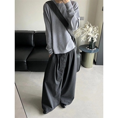 【有货】BK68CC-特P50环形纽扣西裤男女款设计感裤子，男装休闲裤，星座1007（原301D）