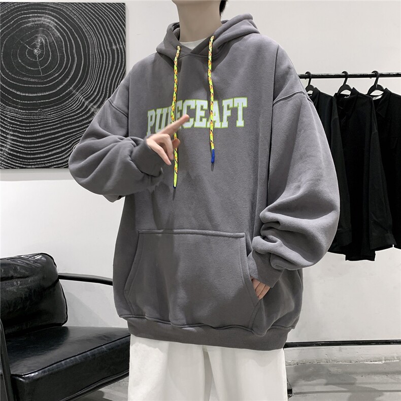 2024秋冬加绒加绒卫衣男连帽上衣B213-6977-P58控68,男装卫衣,星座617A-4