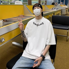 圆领新款文艺夏季潮时尚潮牌印花短袖青春流行潮流标准T恤T881P28，男装T恤，星座1116-2