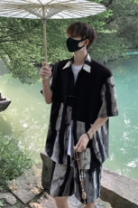 1新中式套装TZ77797特P51衬衫CS77798特P33DK77055特P18套装控108，男装衬衫，星座227-7
