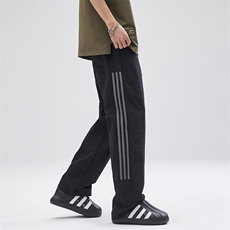 大量现货垂坠感休闲裤男夏季户外潮牌阔腿条纹速干裤DY5032-P55，男装休闲裤，电商A178